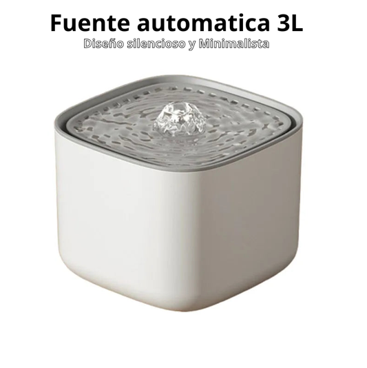 🐾 Fuente de Agua Automática 3L para Mascotas – Hidratación sin esfuerzo, todo el día