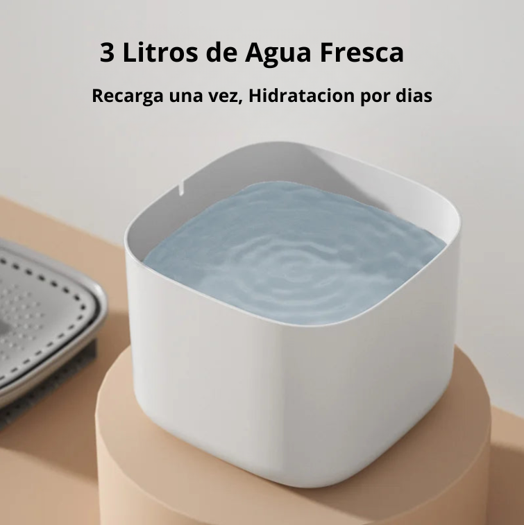 🐾 Fuente de Agua Automática 3L para Mascotas – Hidratación sin esfuerzo, todo el día