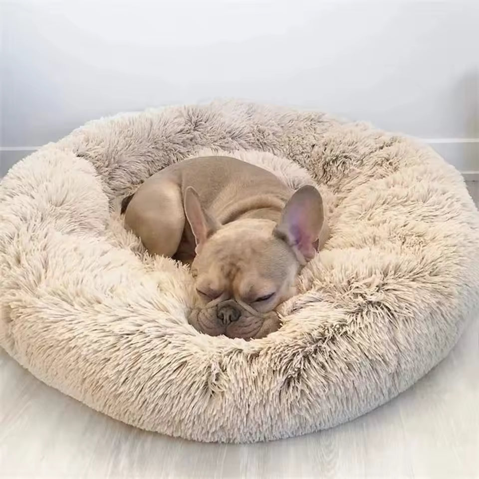 Cama Anti-Ansiedad Donut para Mascotas
